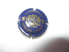 1 capsule de champagne Loriot Gerard N°1 bleu foncé et or