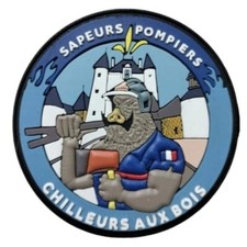 ecusson FRANCE SAPEURS POMPIERS CHILLEURS AUX BOIS fire patch