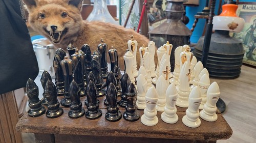 Rare jeu echecs vintage - jeu,