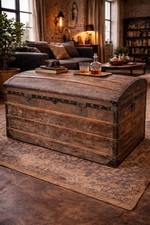 Malle Bombée Ancien "Au Bon