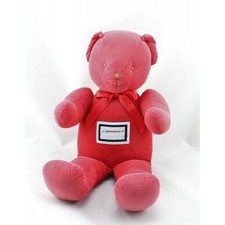 Doudou ours rouge TROUSSELIER
