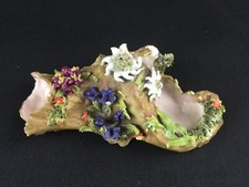 Rare petite jardinière ancienne porcelaine barbotine à identifier