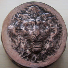 GRAND MOULE À PATISSERIE EN CUIVRE -   tête de Lion kitchen copper