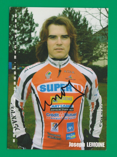 Cyclisme carte cycliste - carte, joseph