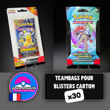 TCG - 30x Pochettes de Protection (Team Bags) pour Boosters sous Blister carton