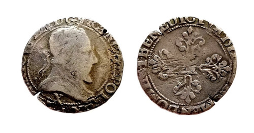 Henri iii franc col plat - franc, au