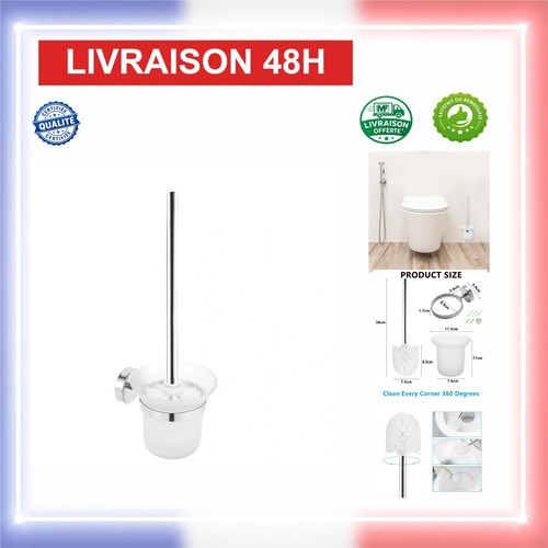 Brosse toilettes murale en - wc,