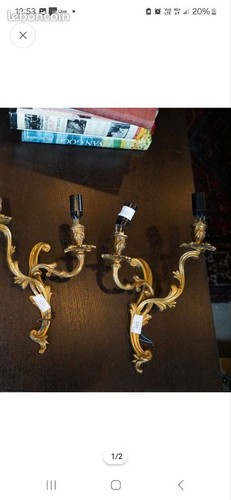 Paire appliques murales - d’appliques,