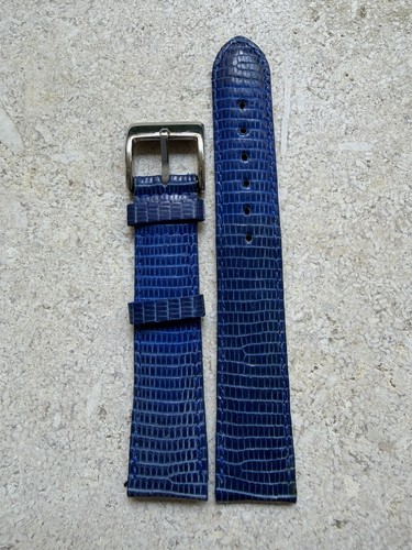 Bracelet montre cuir lézard