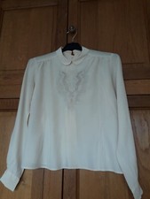 Beau Chemisier en soie brodé