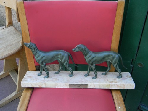 Régule patine bronze chiens - patine,