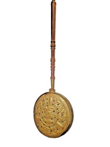 Ancienne bassinoire laiton - en,