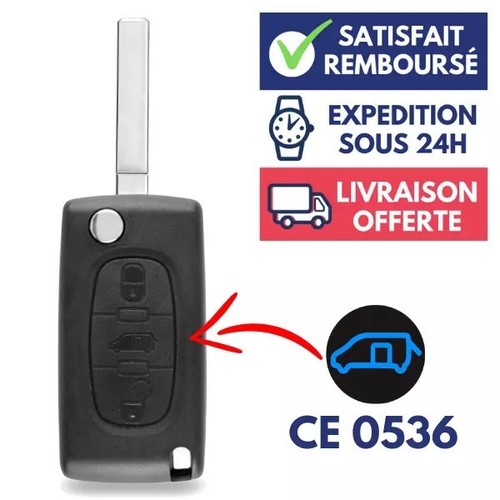 Coque clé plip peugeot - coque,