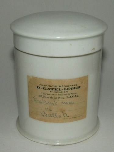 Ancien pot pharmacie - pot, à