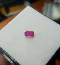 Rubis Couleur Sang De Pigeon☆ Naturel ☆1,13 carrats ☆7,1x4,5x3,2mm☆