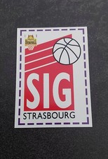 Carte Panini Basketball LNB 1995 - N° 166 - SIG Strasbourg - Écussons Pro A