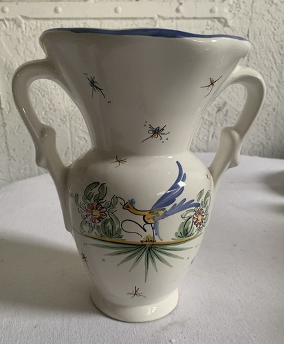 Vase faience moustiers - faience,