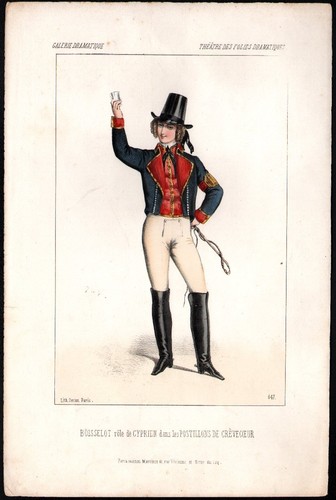 Lithographie théatre - lithographie.,