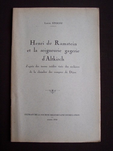 Henri ramstein la - henri, et