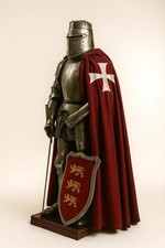 Armure de Templier Médiévale, Costume de Cosplay, Armure d'Halloween, Costume