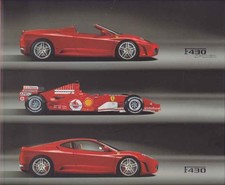 catalogue / brochure Ferrari  F430 / Spider 2005 English Italiano