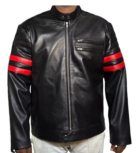 Blouson cuir moto pour - moto,