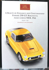 1/18 : CMC PROSPECTUS  DE VENTE RECTO / VERSO FERRARI 250 GT BERLINETTA 1961
