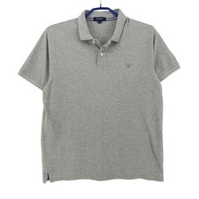 Gant Homme Polo Col Roulé Gris Taille M