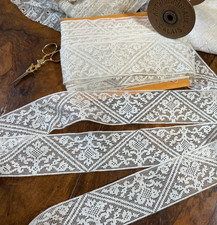  DENTELLE DE CALAIS France -  années 20 - 10 mètres x 6 cm