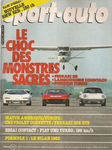 Sport auto 263 1983 bilan - auto,