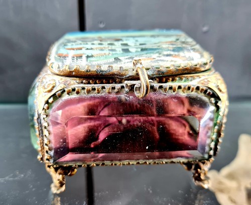 Coffret boite bijoux verre - boite,