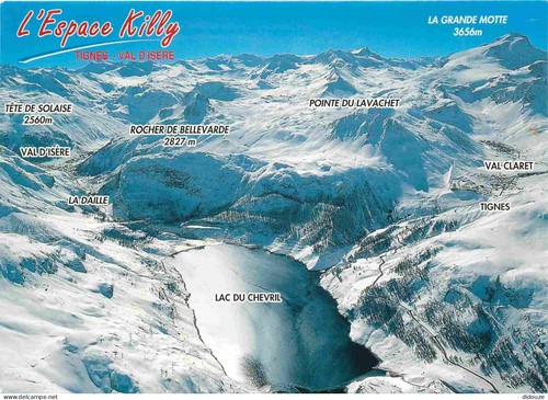 Carte postale tignes - carte, 73