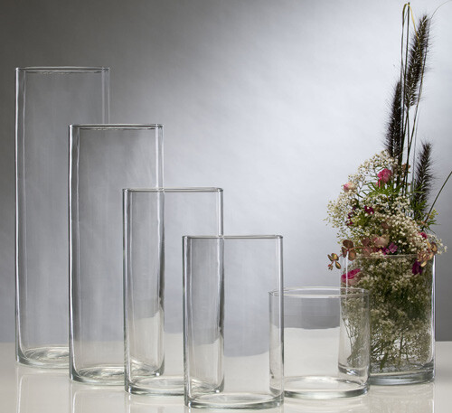 Cylindre vase verre ø15 - cylindre,