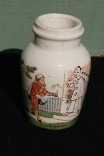 petit pot faience de Lunéville Pierrot. **