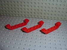 3 x LEGO train Red slope