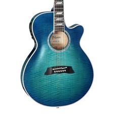 Guitare Électro-Acoustique Takamine TSP178AC Transparente Bleu Foncé