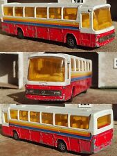 1/55 Majorette Bus Mercedes Benz Autocar    Made In France 22cm miniature jouet 