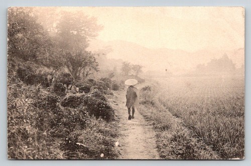 Old japan rppc - old, conical