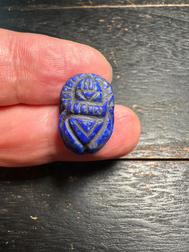 Amulette scarabée lapis - scarabée,