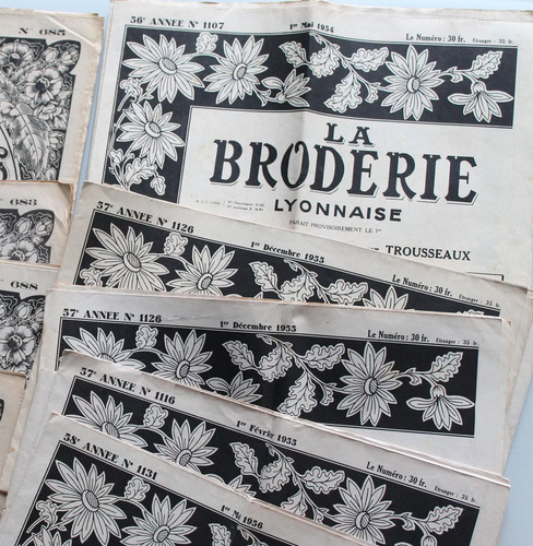 Magazine ancien broderie - magazine,