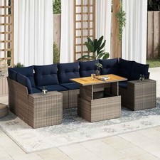 Salon de jardin 8 pcs avec