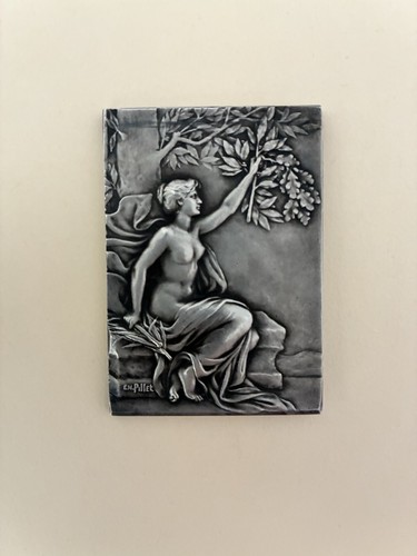 Plaque argent charles pillet - plaque,