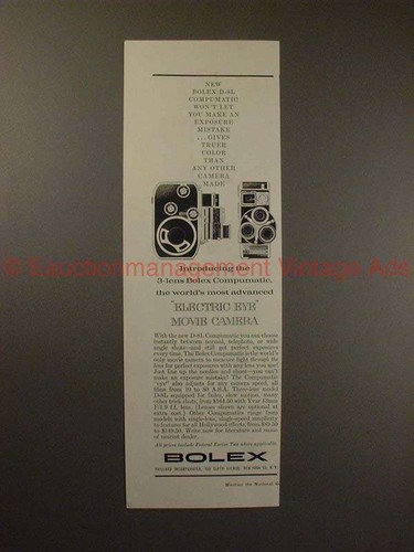 1959 bolex compumatic - bolex, d-8l