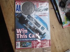 CLASSIC AMERICAN CAR MAGAZINE JULY 2004 FREE GIFT CA COASTER