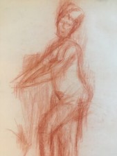 Dessin Sanguine Crayon Denise