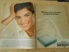 Publicité 1981  Advertising Mérinos matelas à suspension carénée