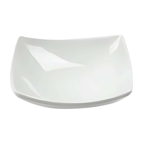Bol mélamine carré blanc - mélamine,