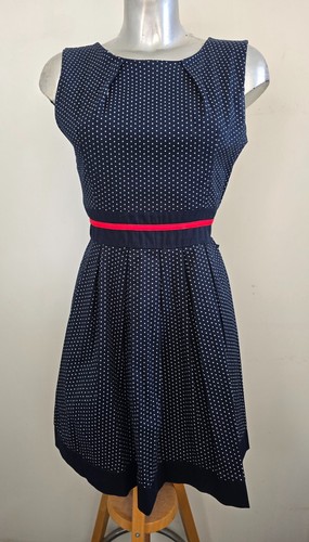 Robe pois blancs polka - à,