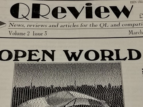 Sinclair magazine qreview - sinclair, ql