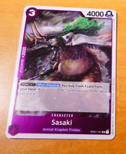 ONE PIECE ROMANCE DAWN ENGLISH CARD HOLO GAME CARTE PROMO HOLO SASAKI OP01-101 M